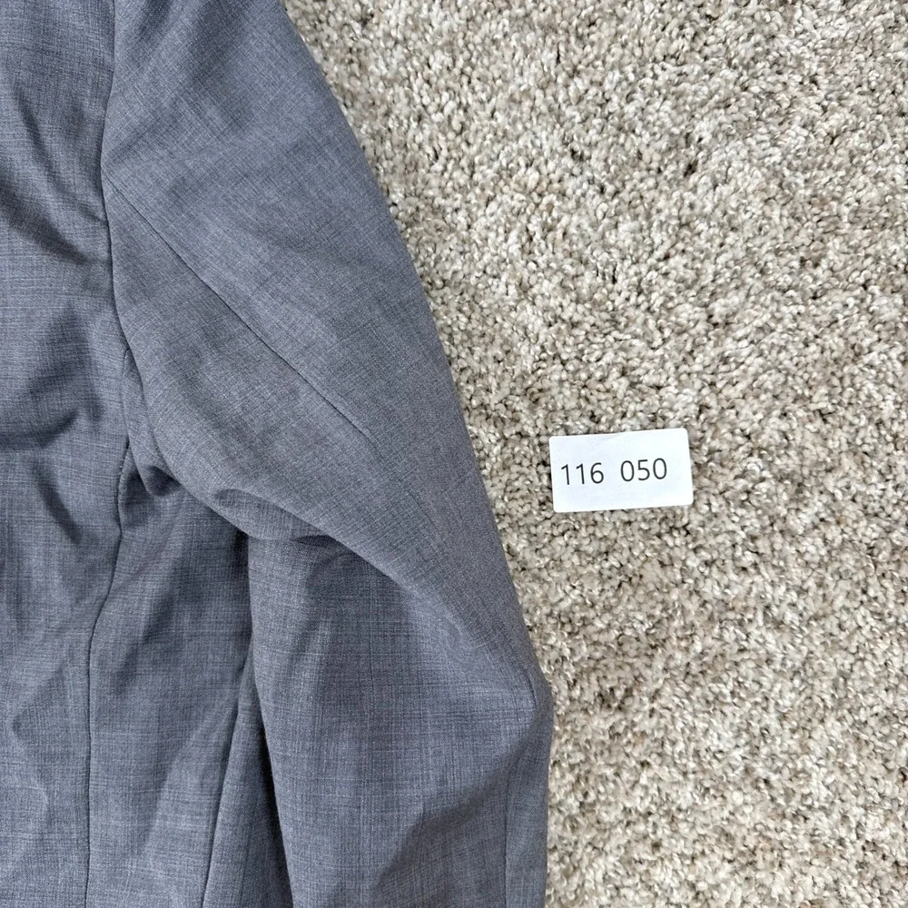 Jos A Bank Blazer Mens 40 Regular Gray Tailored Fit Wool‎ Blend brrr